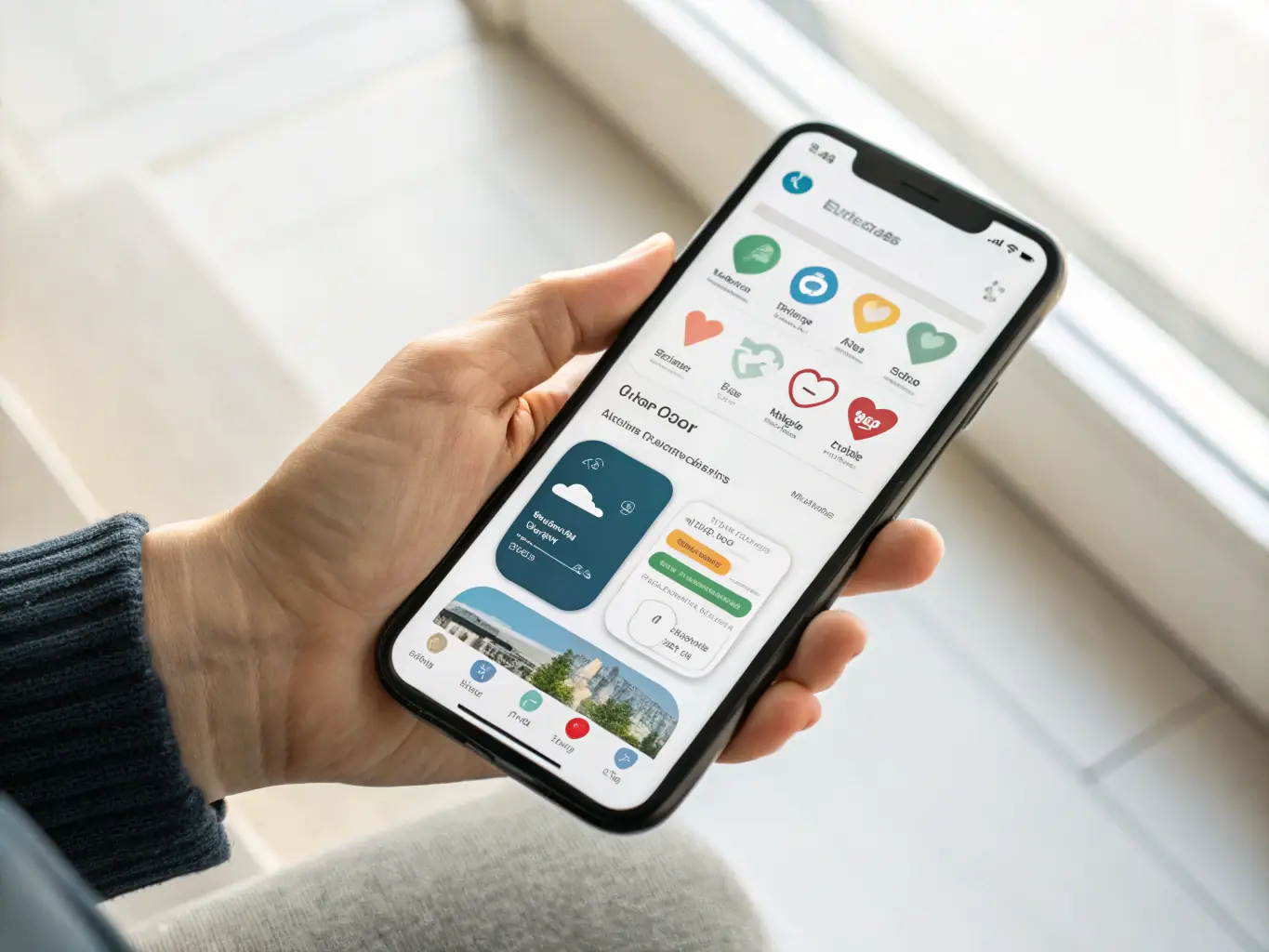 A mobile app interface showing a streamlined sales funnel, guiding users through the purchase process.